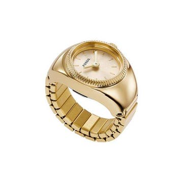 Fossil ES5246 Dames Horlogering 15 mm - Goudkleurig (Mode), Verzenden, Nieuw