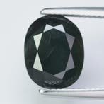Groen, Blauw Saffier - 8.66 ct - nternational Colored, Nieuw