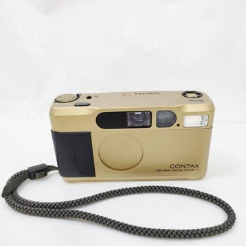 Contax T2 gold + Carl Zeiss Sonnar 2.8/38mm T* | Analoge, Audio, Tv en Foto, Fotocamera's Analoog, Nieuw