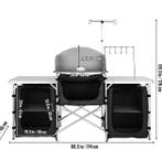 Camping Keukentafel Opvouwbaar – Licht &amp; Met Opberging, Verzenden, Nieuw