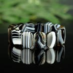 Onyx, bandagaat - kwaliteitsjuweel - prachtige patronen -