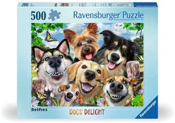 Vrolijke Honden Puzzel (500 stukjes) | Ravensburger -, Verzenden, Nieuw