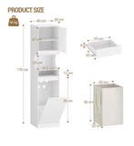 Badkamerkast met Waszak – Smal Hoog Model 170 cm, Huis en Inrichting, Badkamer | Badkamermeubels, Verzenden, Nieuw