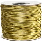 Elastisch koord, dikte 1 mm, goud, 100 m/ 1 rol, Hobby en Vrije tijd, Stoffen en Lappen, Nieuw