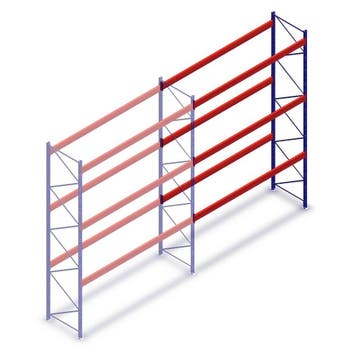 Gebruikte Mecalux palletstelling 4000x3600x1100 mm (hxbxd) 3