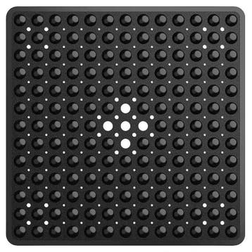 HGMD Antislip douchemat / Badmat - Zwart- 53x53 cm, Verzenden, Nieuw