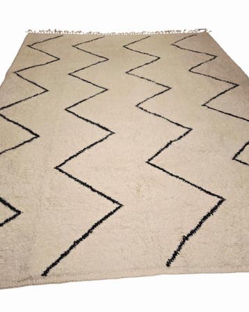 Groot Berber Tapijt 330x260 wollen vloerkleed Marokko, Ophalen of Verzenden, Wit, 200 cm of meer, Groot Perzish tapijt Berber Marokko vloerkleed wollen iran