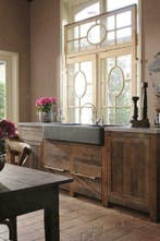 Antieke Franse plavuizen, bakvorm estriken, `t Achterhuis, Gebruikt, Steen of Klei, Plavuizen