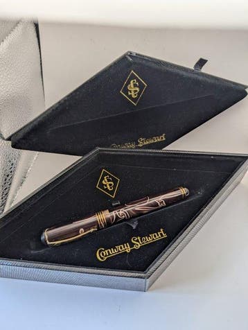 Conway Stewart - Raleigh Mocha - Roller balpen, Nieuw