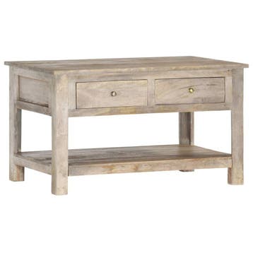 Design Salontafel Grijze Finish | 60% Korting, Huis en Inrichting, Gebruikt, 50 tot 100 cm, Vintage, Rechthoekig