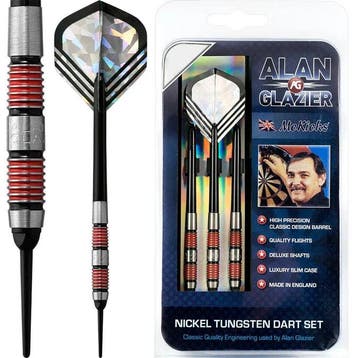 ABC Darts – Alan Glazier Softtip Darts - 18 gram, Sport en Fitness, Darts, Ophalen of Verzenden, Nieuw, Pijlen, Soft tip