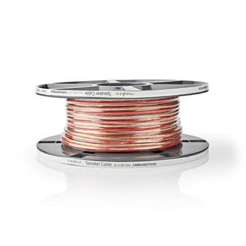 speakerkabel 2x 4 mm2 koperkern 25 m Speakerkabel, Audio, Tv en Foto, Verzenden, Nieuw, Luidsprekerkabel