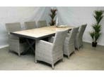 Te Velde tuinmeubelen tuinset Amy met canterburry tuintafel, Nieuw, Wicker, Tuinset