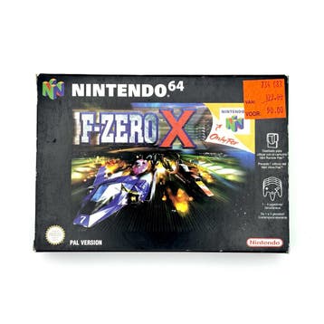 F-Zero X - Nintendo 64 N64 - PAL EUR (ESP/ITA) - CIB, Spelcomputers en Games, Games | Nintendo 64, Ophalen of Verzenden, Zo goed als nieuw
