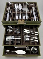 Christofle - Tafelservies voor 12 (126) - Cluny - Verzilverd