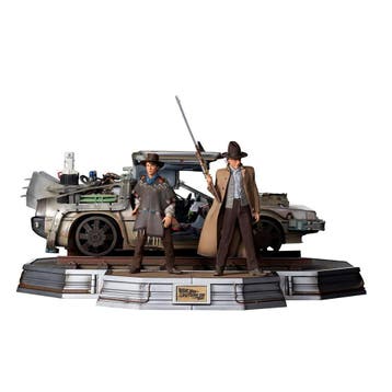 Back to the Future III Art Scale Statues 1/10 Full Set De..., Ophalen of Verzenden, Nieuw