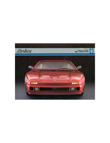 1992 DE TOMASO PANTERA BROCHURE, Nieuw, Author