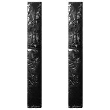 vidaXL Parasolhoezen 2 st met rits 175 cm PE, Verzenden, Nieuw, Minder dan 1 meter, Parasolhoes