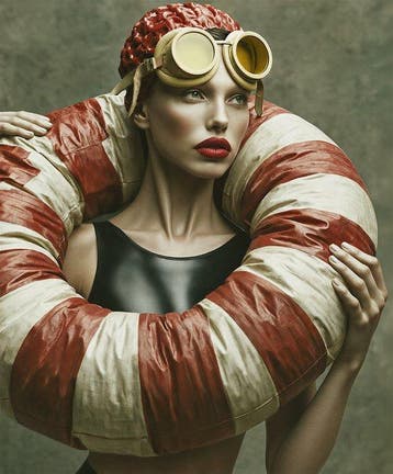Aiana Roz - The Irony of Rescue - Fine Art Photography –