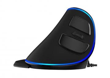 Delux grip mouse plus - rechtshandige ergonomische muis - ve, Verzenden, Nieuw