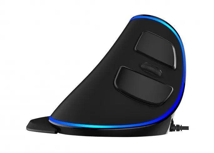 Delux grip mouse plus - rechtshandige ergonomische muis - ve, Computers en Software, Muizen, Nieuw, Verzenden