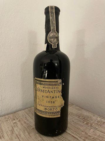 1958 Constantino - Vintage Port - Douro - 1 Fles (0,75, Verzamelen, Wijnen, Nieuw