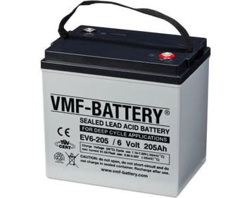 VMF AGM Deep Cycle EV accu | EV6-205 | 6V 205Ah, Ophalen of Verzenden, Nieuw