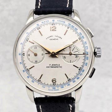 Chronographe Suisse - Favre Leuba - Cal. Landeron 148 -, Nieuw