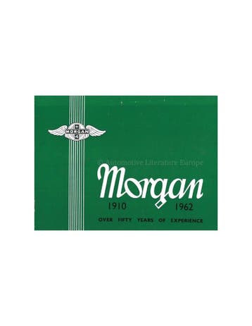1962 MORGAN PLUS 4 BROCHURE ENGLISH, Nieuw, Author