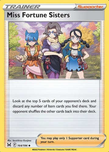 Miss Fortune Sisters 164/196  lost Origin, Ophalen of Verzenden, Nieuw, Losse kaart, Foil