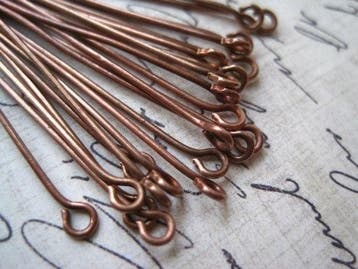 100 x Nietstiften 40 mm – roodkoperkleur (Nikkelvrij), Ophalen of Verzenden, Nieuw, Overige typen
