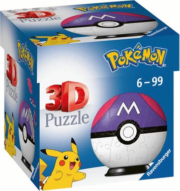 3D Puzzel - Pokemon Masterball (54 stukjes) | Ravensburger -, Verzenden, Nieuw