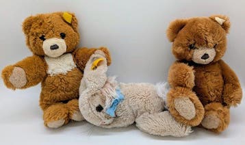 Margarethe Steiff - Teddybeer Konvolut - Vintage: 2 x Petsy