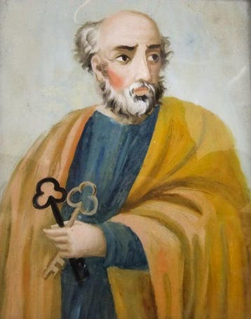 European School (XIX-XX) - NO RESERVE - Saint Peter the