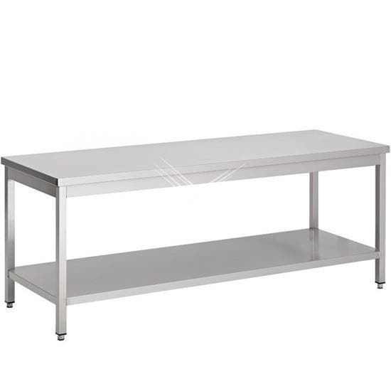 Rvs woktafel met bodemschap 1000x700x600 mm, Zakelijke goederen, Horeca | Meubilair en Inrichting, Nieuw in verpakking, Verzenden