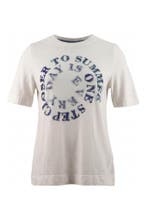 Cartoon T-shirt in maat 36 Wit, Cartoon, Verzenden, Zo goed als nieuw, Wit