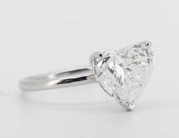 Zonder minimumprijs - Ring - 14 karaat Witgoud - 5.09ct. tw., Nieuw