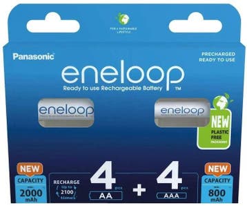 Oplaadbare batterijen PANASONIC ENELOOP 4x AA 2000 mAh +..., Verzenden, Nieuw