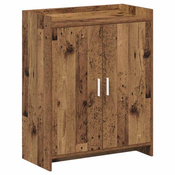 vidaXL Schoenenkast met opslag Oud hout 73,5 x 36 x 92 cm, Verzenden, Nieuw