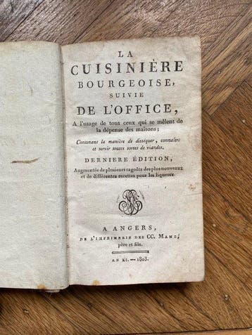 Joseph Menon - La cuisinière bourgeoise suivie de loffice -