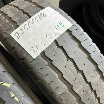 2 x Continental 225-75-16 C Zomerbanden 6,5mm, 16 inch, Ophalen of Verzenden, Band(en), Bestelwagen