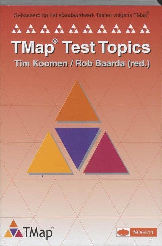Tmap test Topics - Red., Boeken, Informatica en Computer, Gelezen, Verzenden