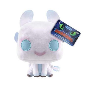 Funko Pop! Plush: Dragons - Light Fury Knuffel 18CM, Verzenden, Nieuw