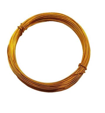 Aluminium draad 1mm dik, 10m per rol Golden Rot, Ophalen of Verzenden, Nieuw, Draad