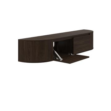 Aura Japandi Tv-meubel 180 x 35 x 33 cm - Walnoot, Ophalen of Verzenden, Nieuw