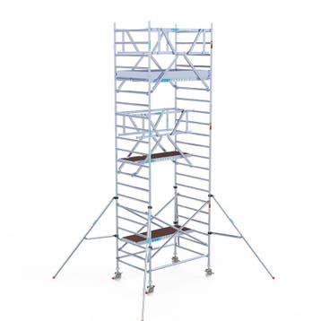 Rolsteiger Professional 135x305 7,2m werkhoogte vrijstaand, Verzenden, Nieuw, Rolsteiger of Kamersteiger, 5 meter of hoger