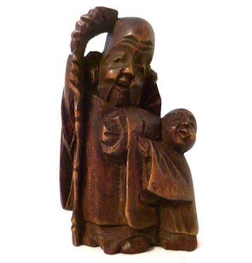 Hout - Japan - Japan - Showa, Antiek en Kunst