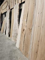 Boomstamplanken | Wandplanken | Eiken planken | Vensterbank, Ophalen of Verzenden, Nieuw, 25 tot 50 mm, Plank