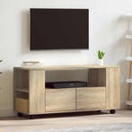vidaXL Tv-meubel 102x34,5x43 cm bewerkt hout sonoma, 100 tot 150 cm, Verzenden, Nieuw, Minder dan 100 cm