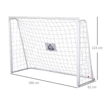 Voetbaldoel 186 cm – Stalen Goal met Net Outdoor, Verzenden, Nieuw